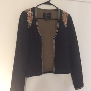 Maison Scotch blazer with beaded detail